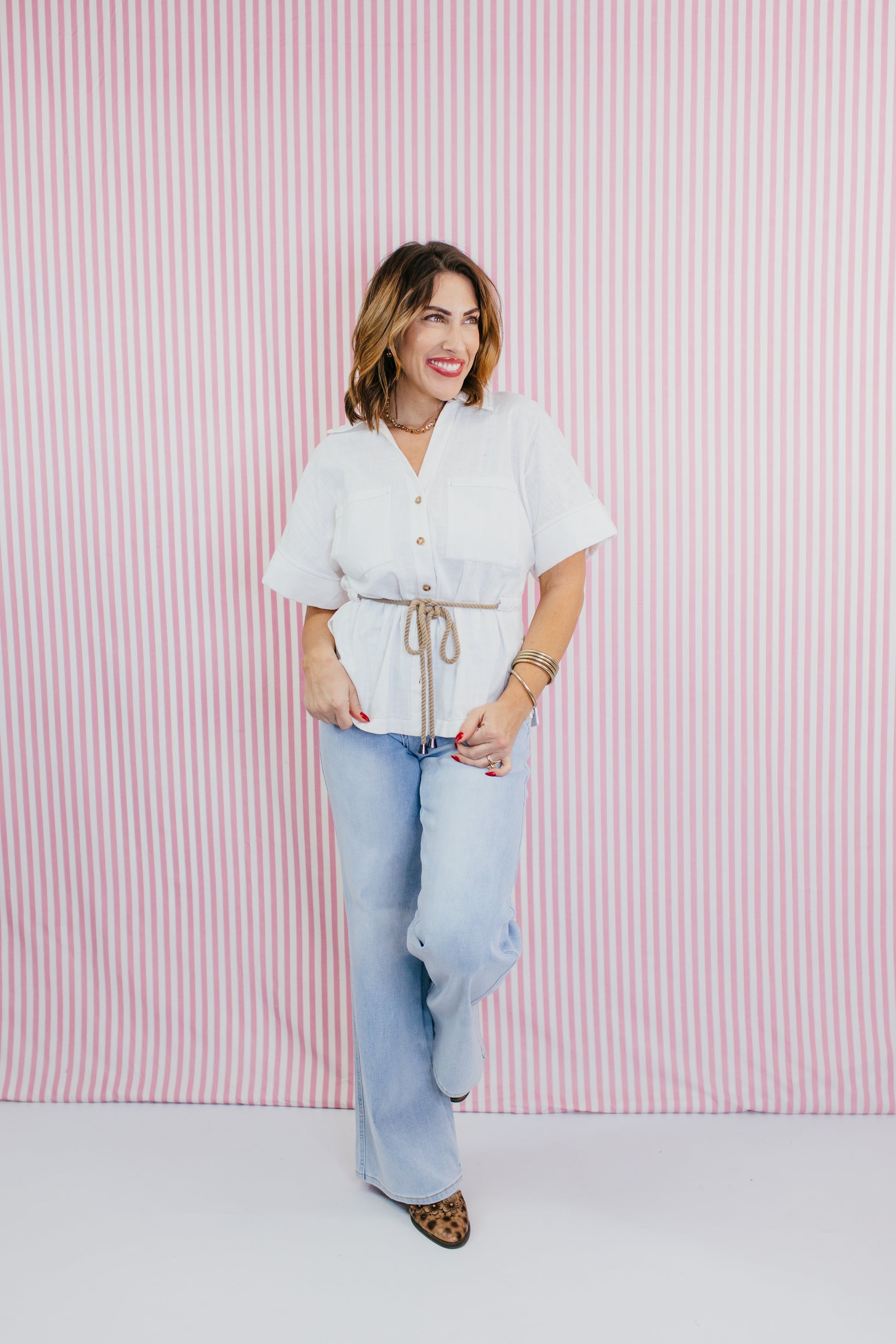 Coastal Ease Linen Top