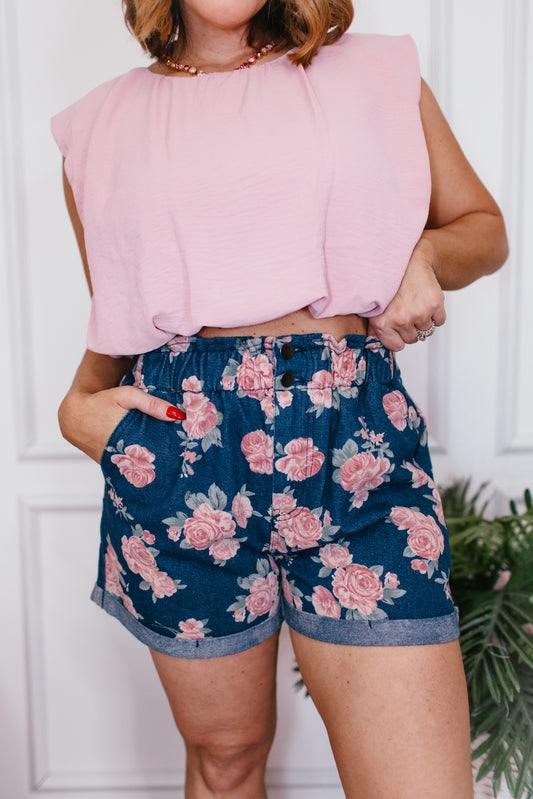 Flower Pop Shorts - Reg/Curvy