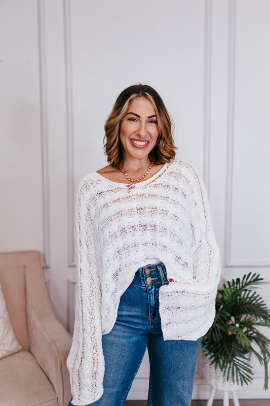 Meet Me Halfway Top in Ivory