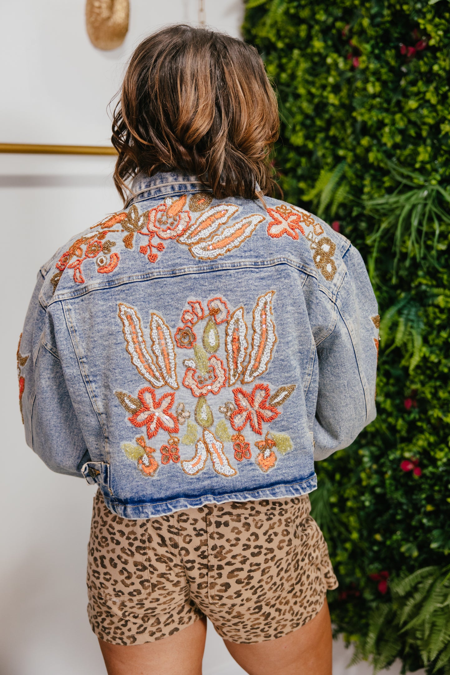 Stitched In Bloom Denim Jacket