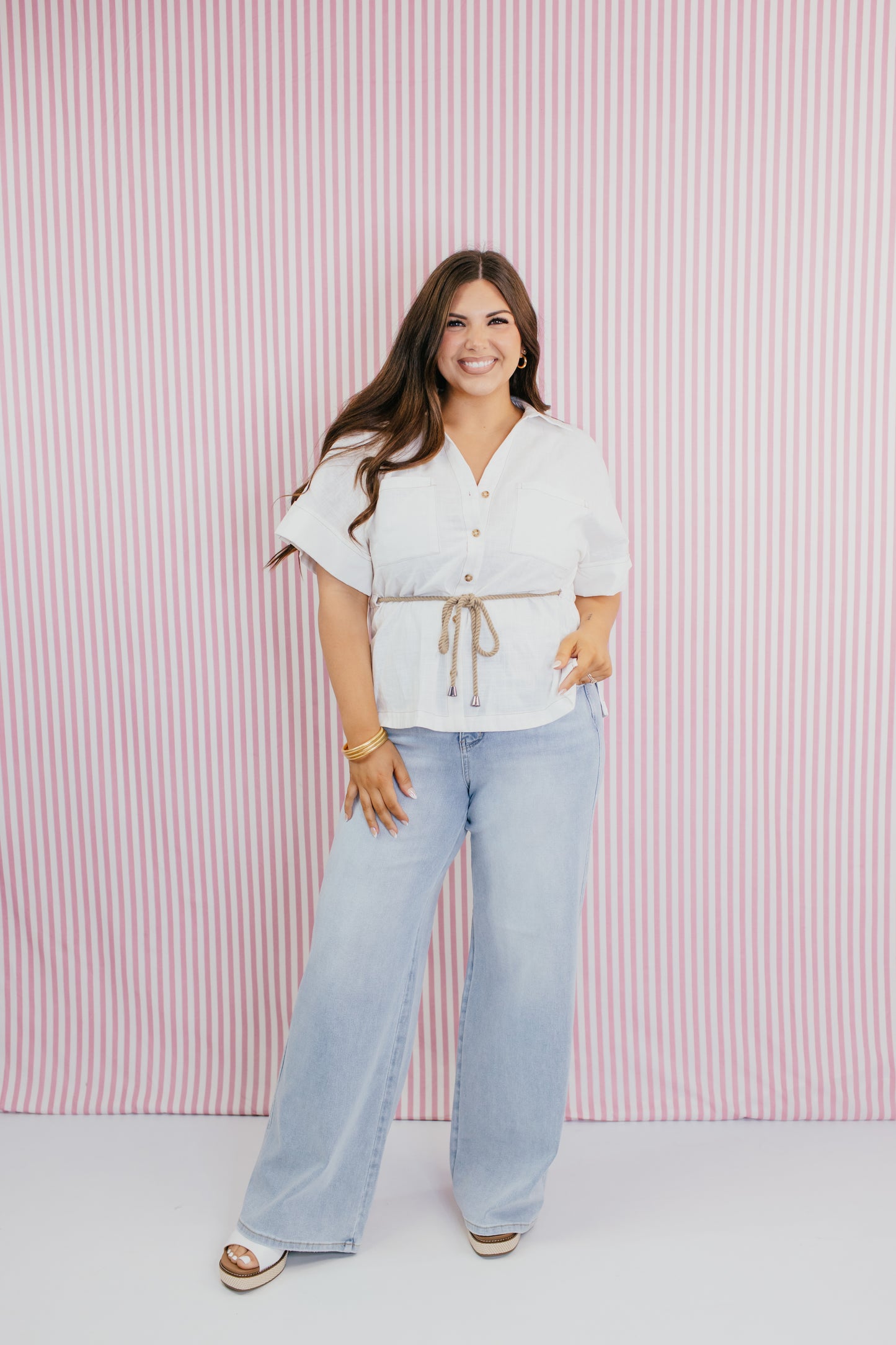 Coastal Ease Linen Top