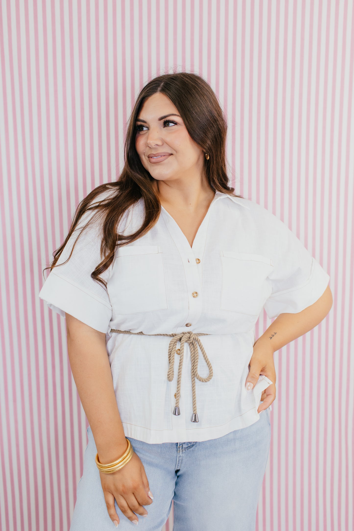 Coastal Ease Linen Top