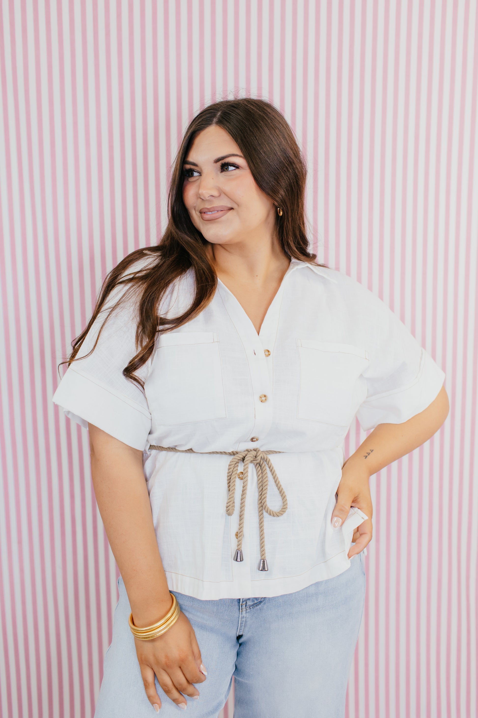 Coastal Ease Linen Top