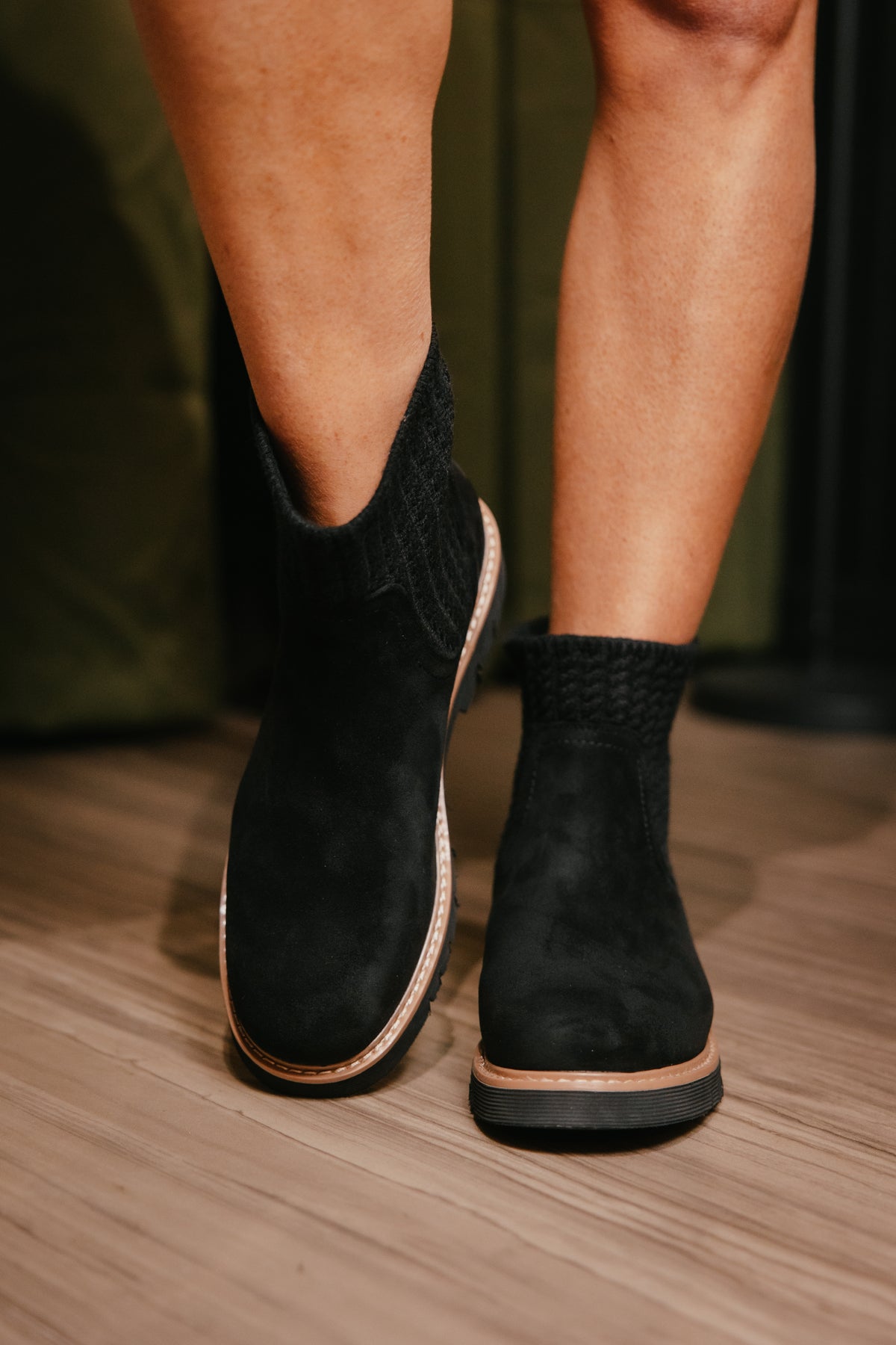 Corky's Black Faux Suede Keep Me Warm Boots