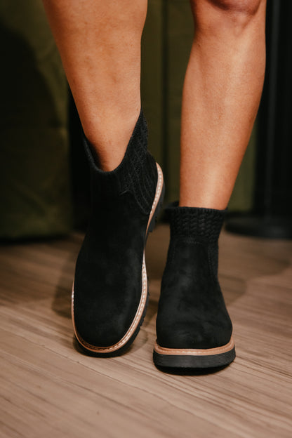 Corky's Black Faux Suede Keep Me Warm Boots