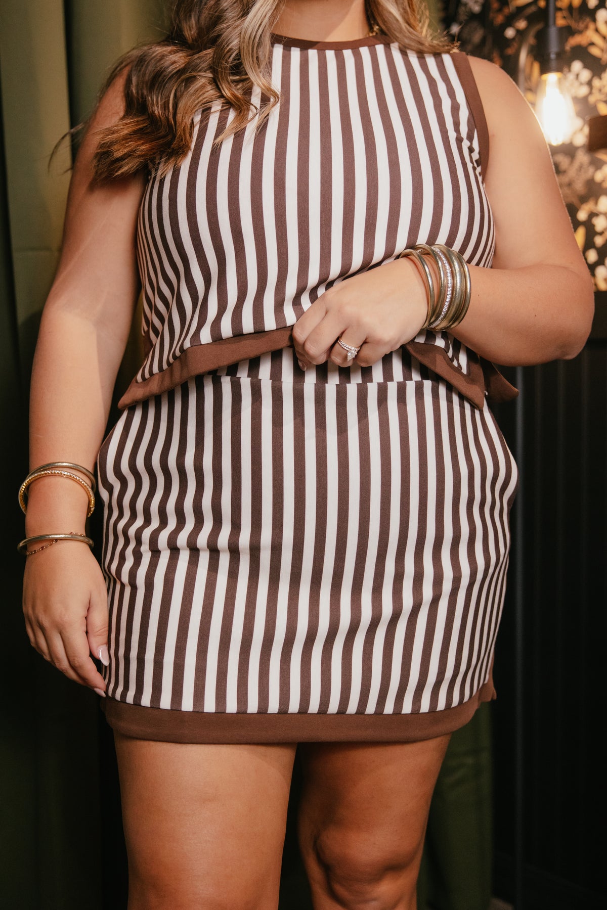 Mod Moment Skirt In Brown