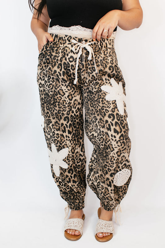 Sand Leopard Pants
