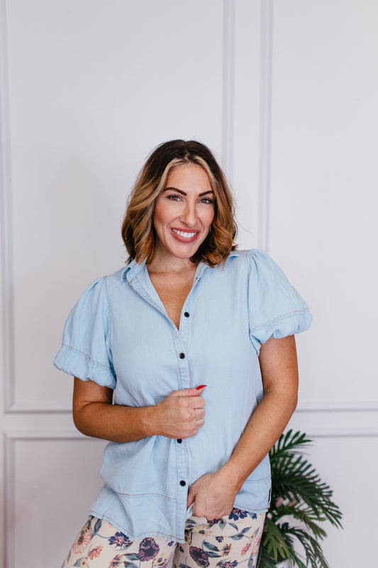 Bubble Blues Top