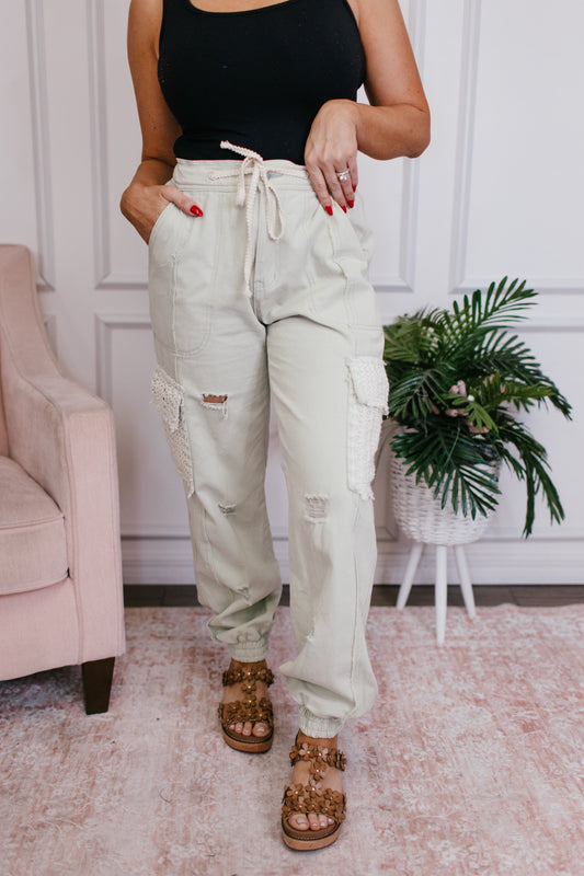 On the Move Pants in Pistachio