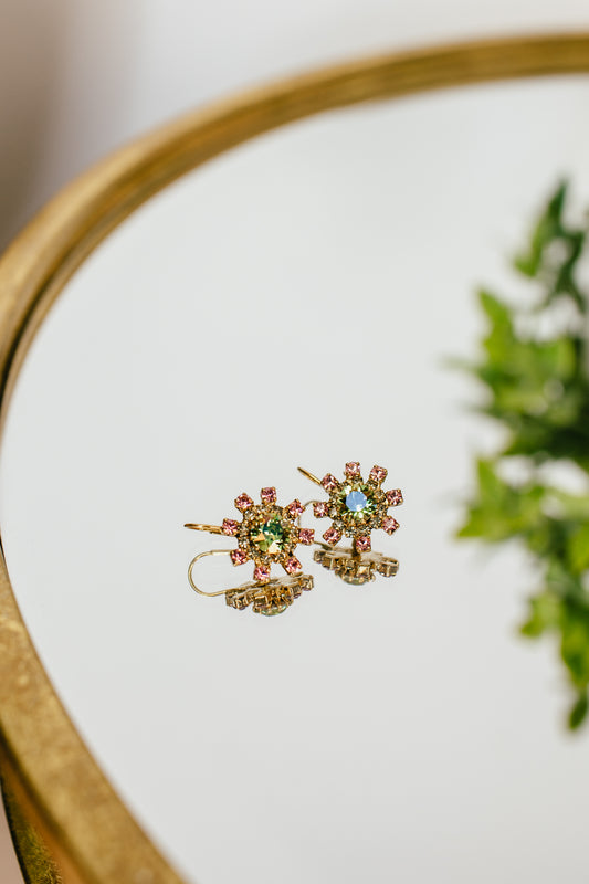 Tova Blaire Earrings in Peridot Glimmer - FINAL SALE