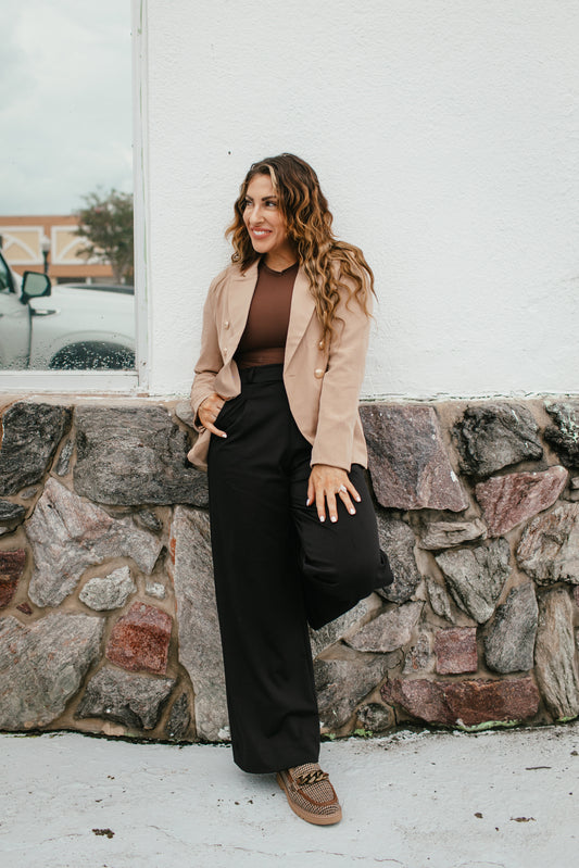 Boss Babe Blazer in Coco