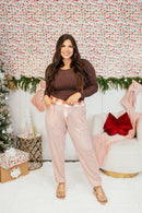 Holiday Glow Joggers In Plaid - Reg & Curvy