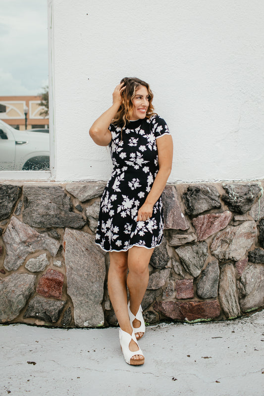 Bloom Fit & Flare Dress