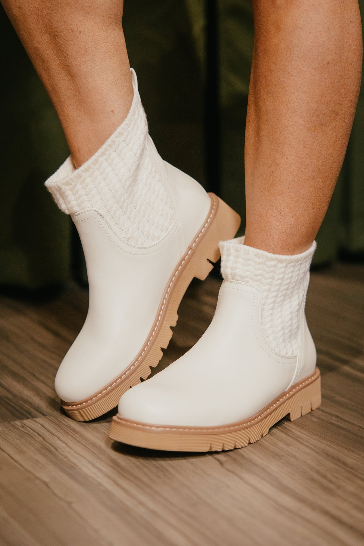 Corky's Ivory Faux Suede Keep Me Warm Boots