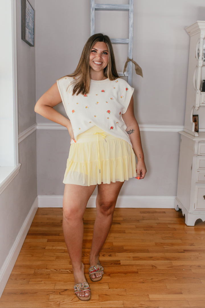 Pretty Little Thing Skirt In Yellow