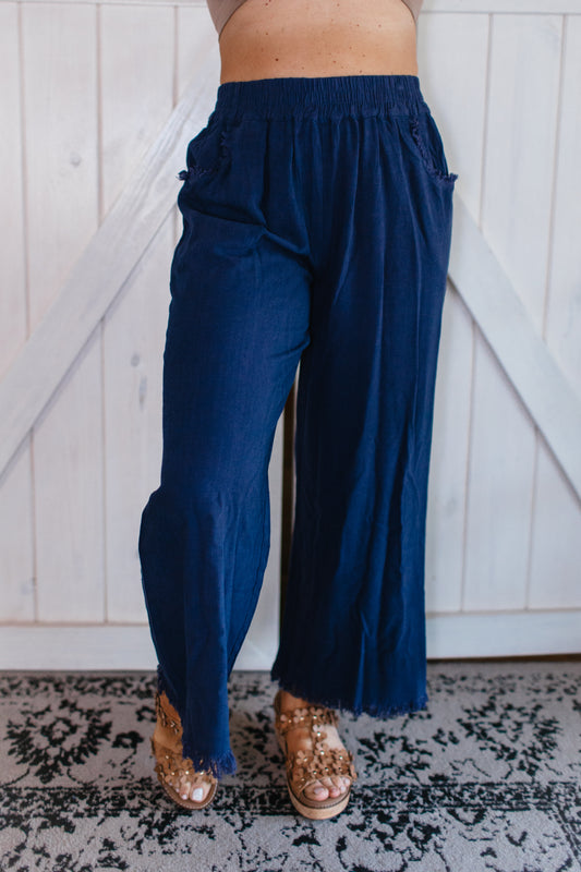 Coastal Calm Wide Leg Pants