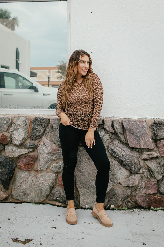 Wild Side Mesh Top - Reg & Curvy