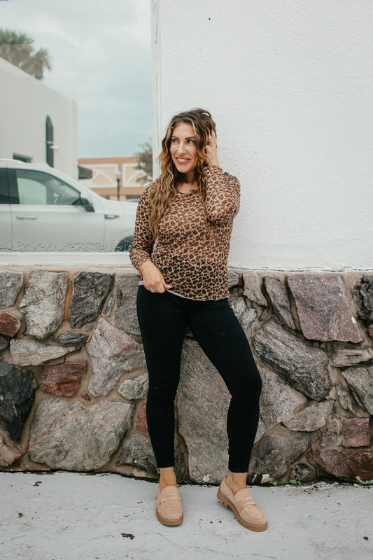 Wild Side Mesh Top - Reg & Curvy