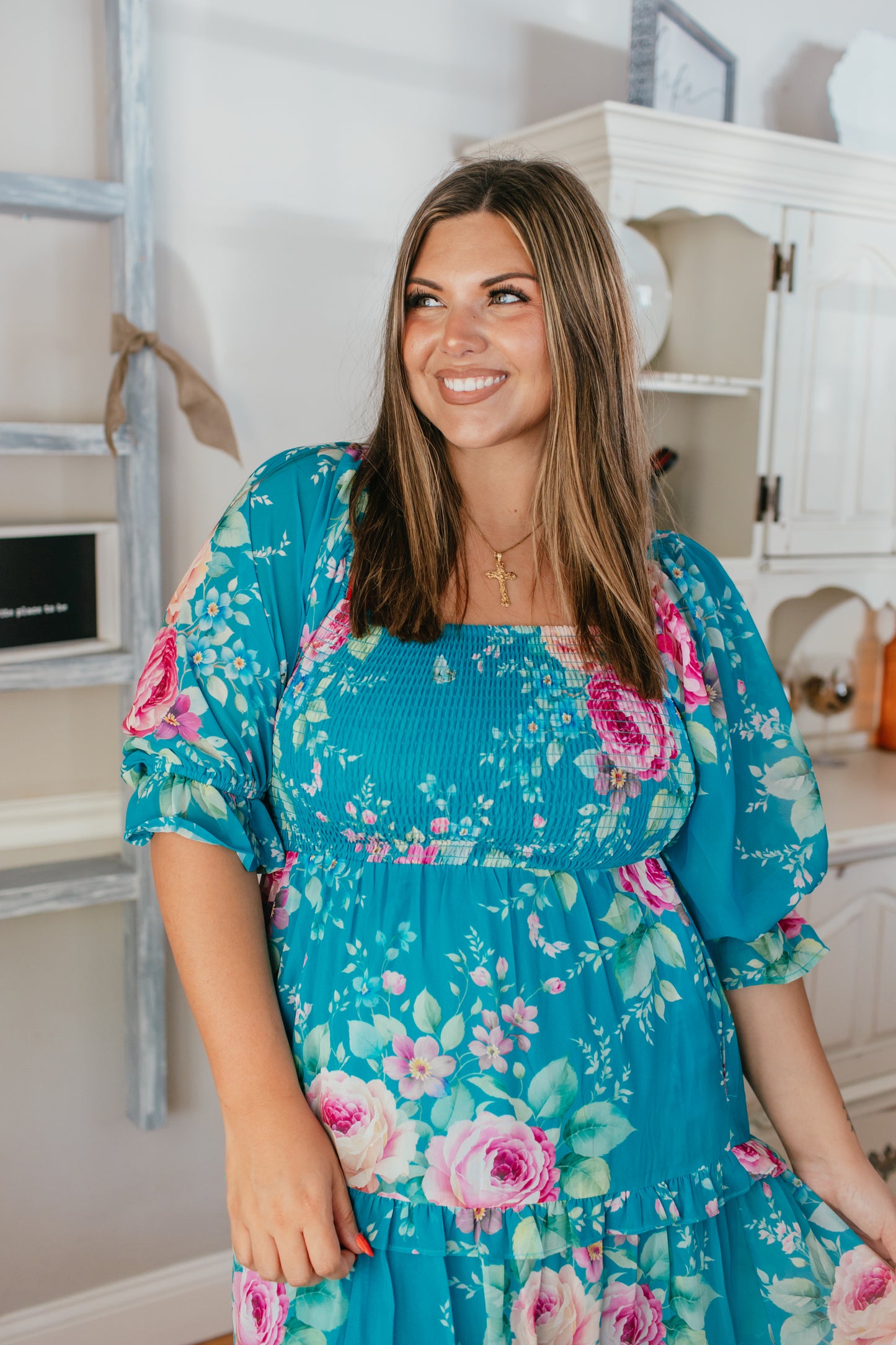 Bluebell Smocked Dress - Reg & Curvy