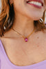 Tova Milli Necklace In Smoked Topaz Dark Rose