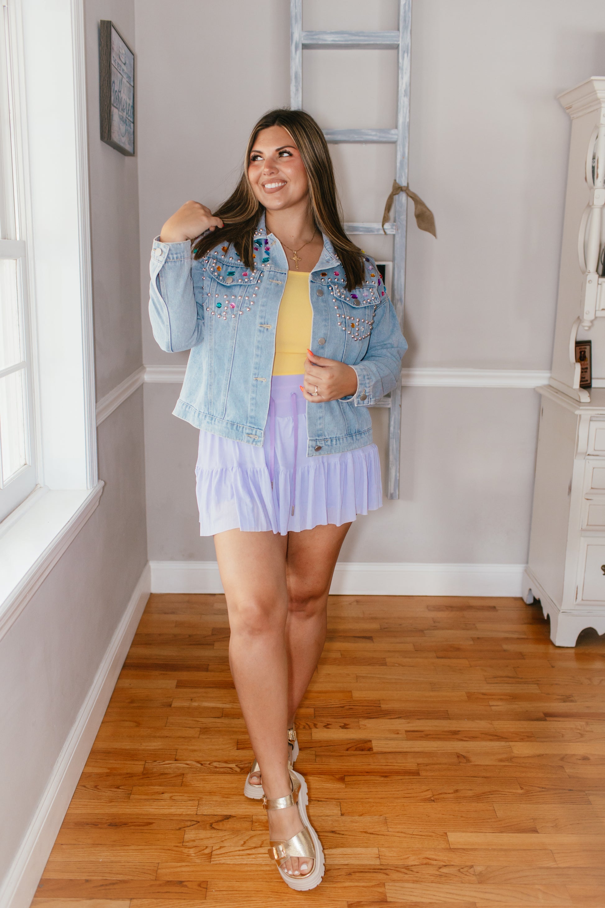 Jewel Box Denim Jacket - Reg & Curvy