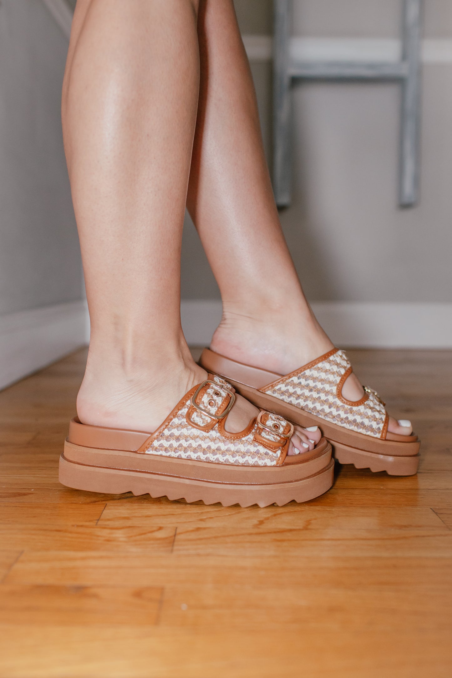Corky's Cognac Combo Word On The Street Sandals