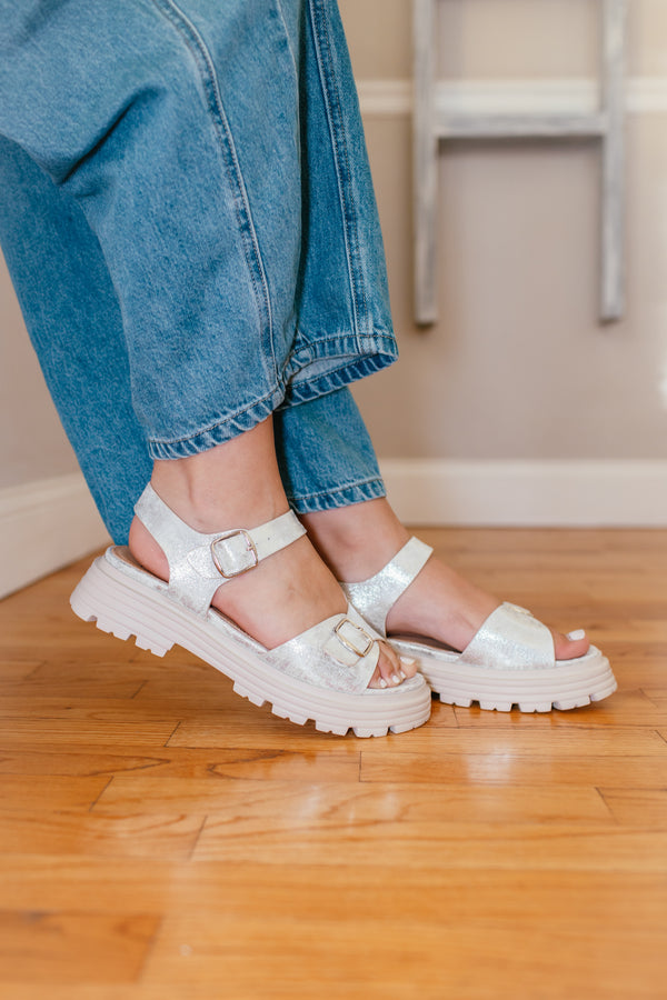 Corky's Silver That's Just Me Sandals