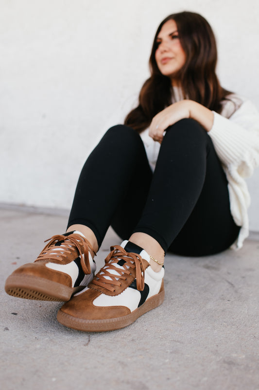 Corky's Tan Combo Spoiler Alert Sneakers