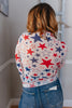 American Flag Star Print Top - Reg/Curvy - FINAL SALE