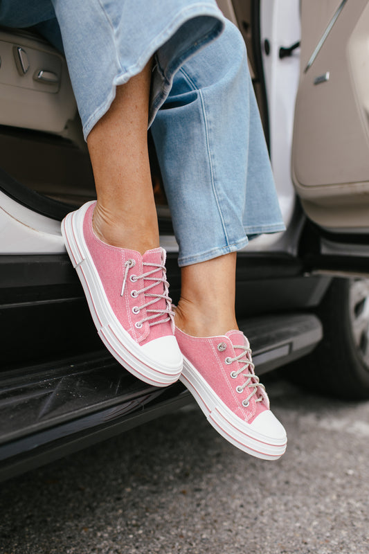 Very G Pink Aman Slip On Sneakers