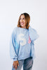 USA Patches and Pearls Top in Blue