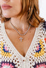 Tova Baby Donatella Necklace in Antique Gold Clear - FINAL SALE