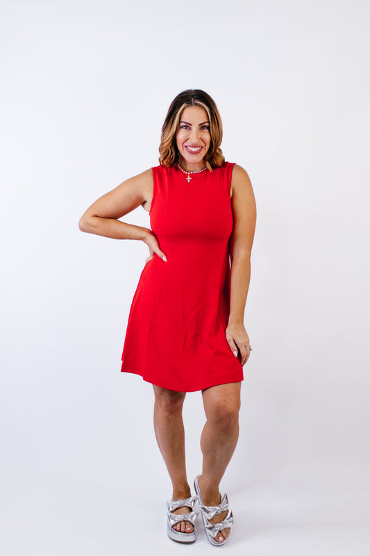Twirl Me Red Dress