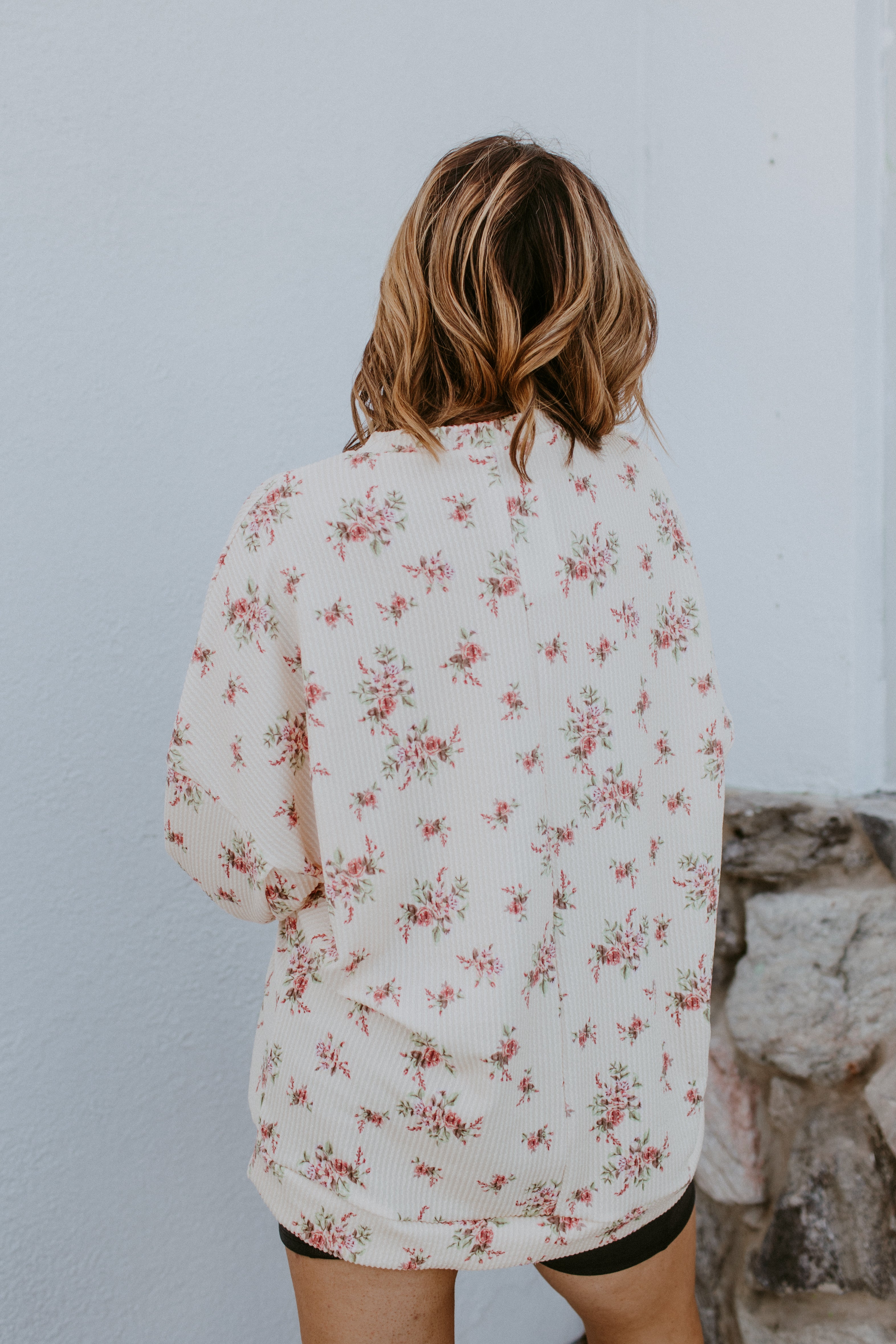 The Sierra Pullover in Butter Yellow Floral - Reg & Curvy
