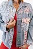 Lace and Denim Harmony Jacket