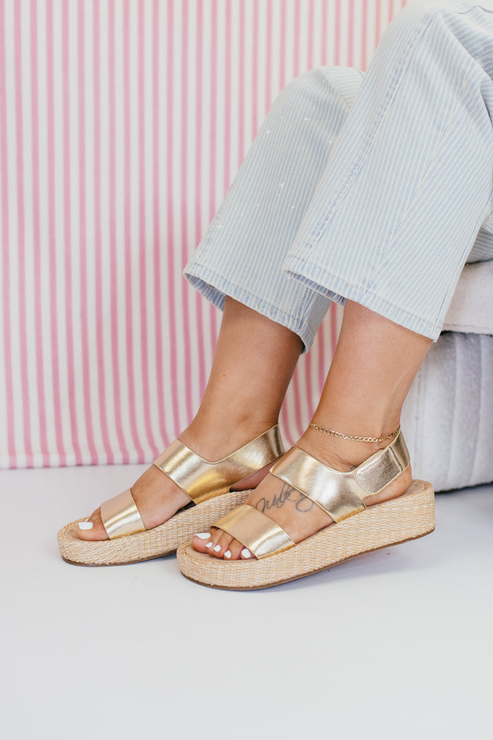 Corky's Gold Heatwave Sandals