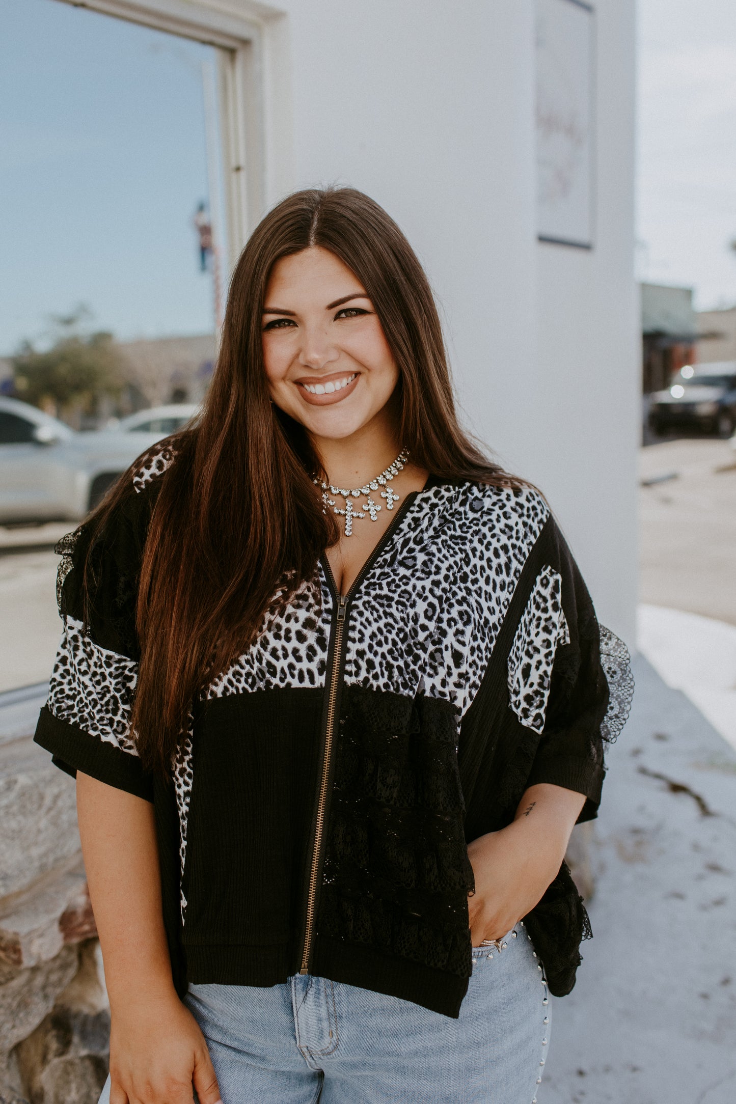 Fierce & Feminine Zip Jacket