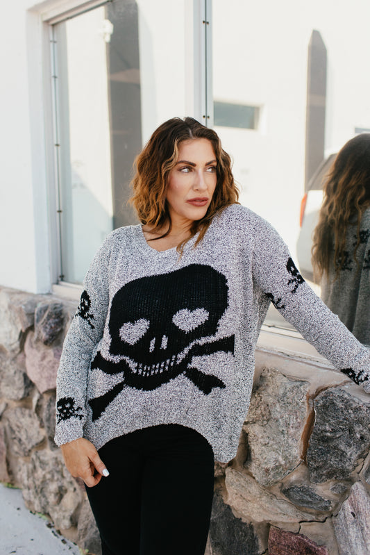 Love Bites Skull Sweater