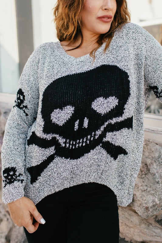 Love Bites Skull Sweater