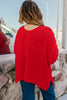 Wrap Me Up Cardigan In Red