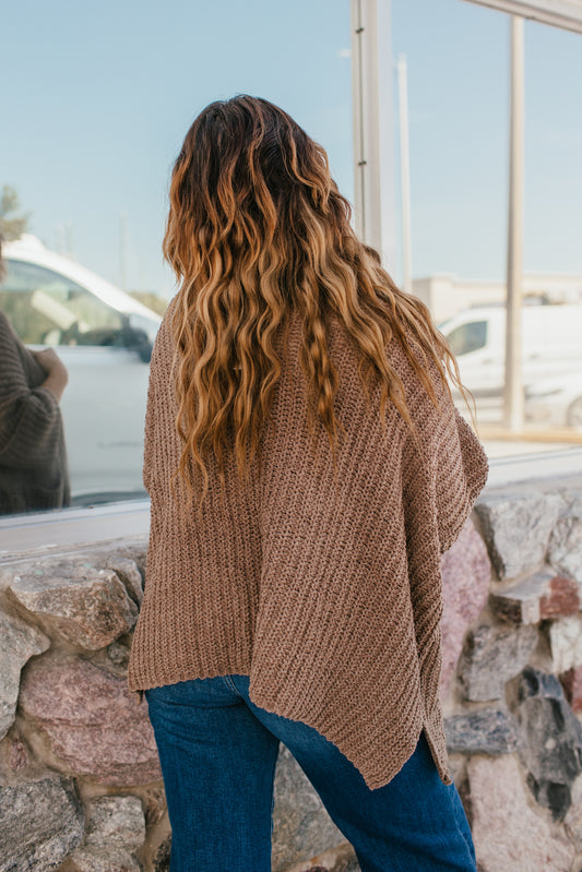Wrap Me Up Cardigan In Chocolate