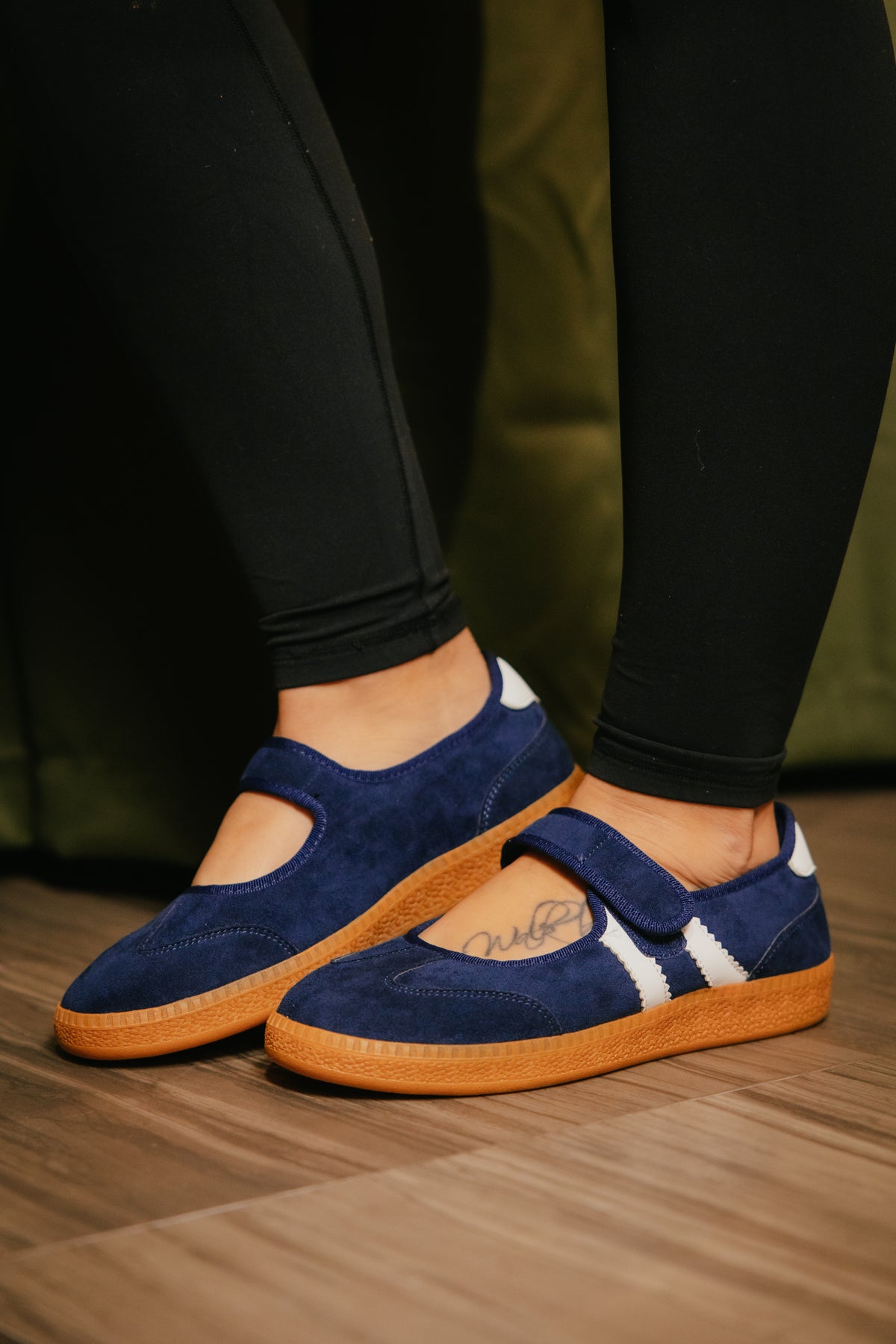 Corky's Navy Calm Down Sneakers