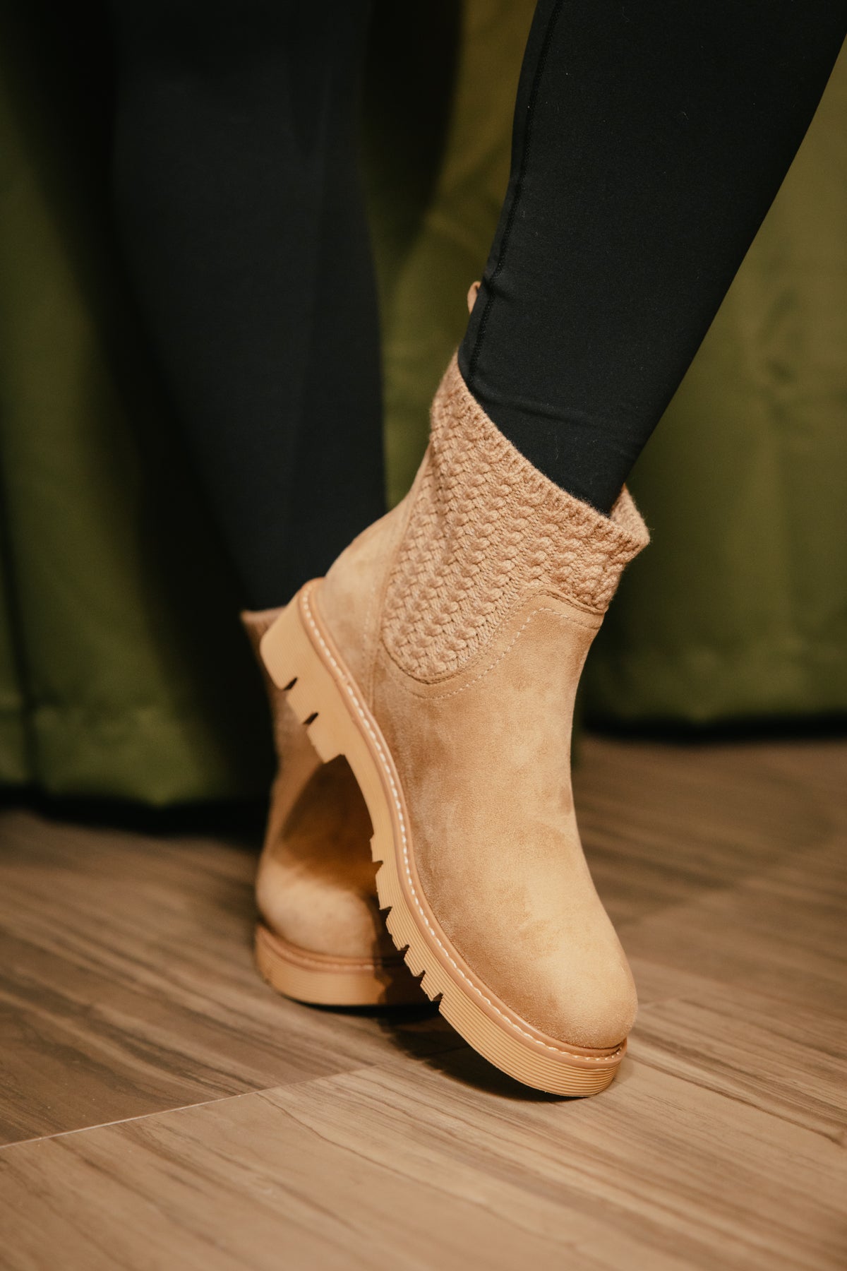 Corky's Taupe Faux Suede Keep Me Warm Boots