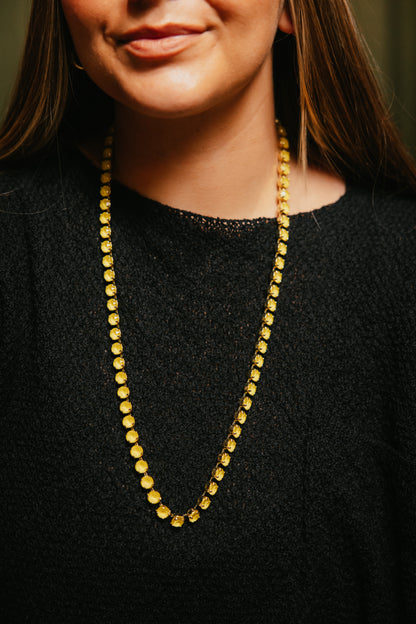 Pop Rocks Necklace In Yellow