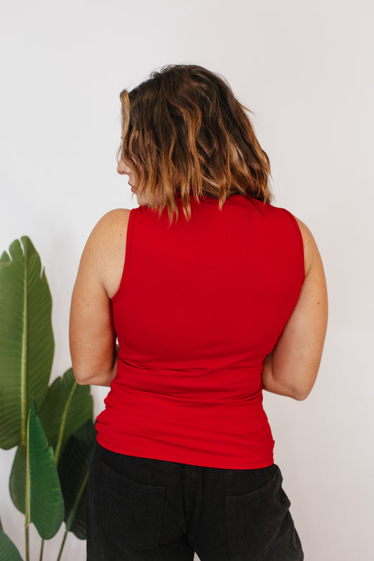 Sleigh the Season Top in Red - Reg & Curvy