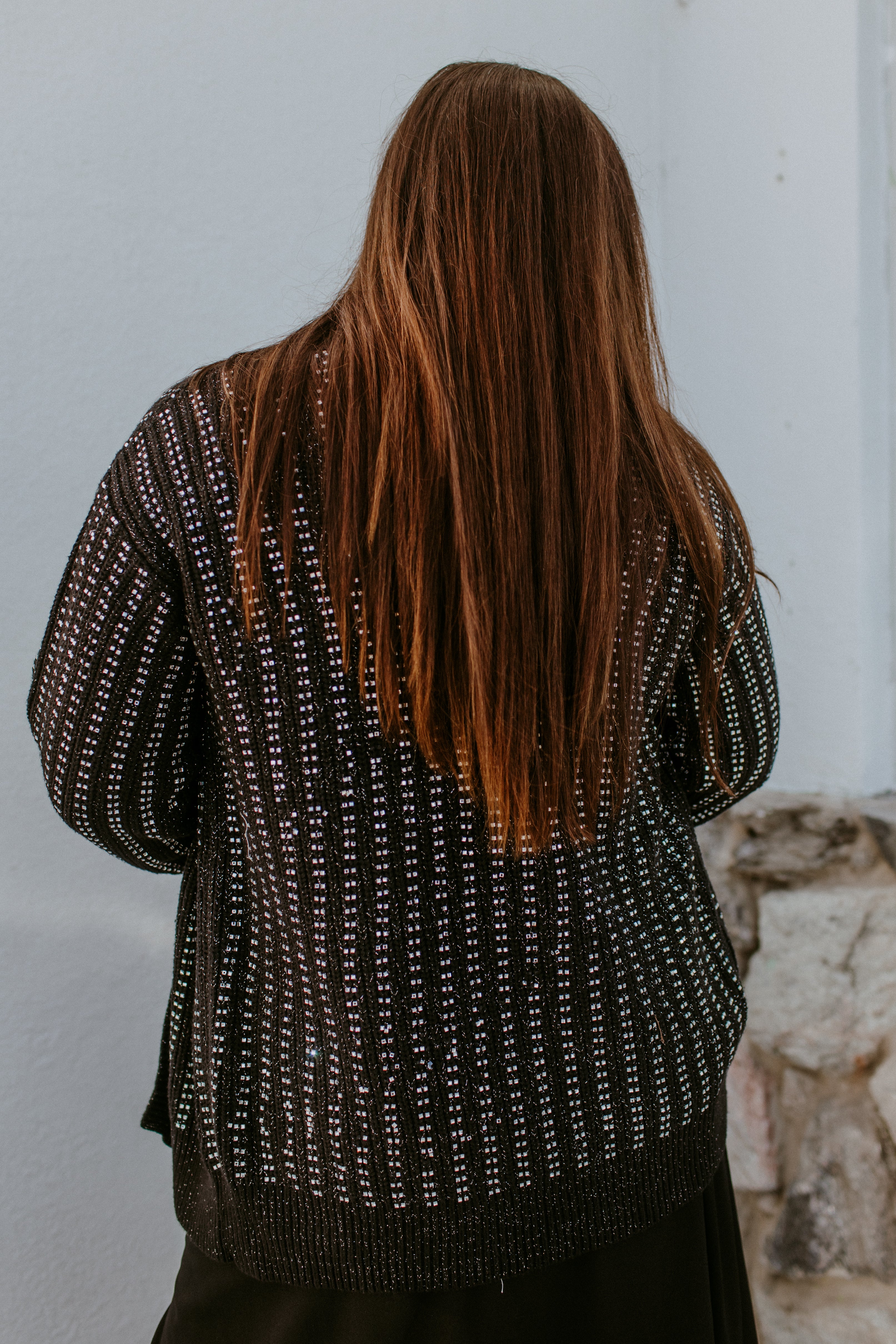 Girls Night Out Cardigan In Black