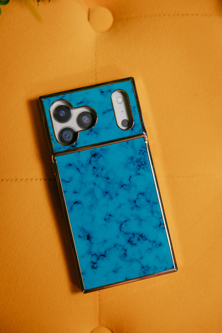 Gilded Turquoise Magsafe iPhone Case | iPhone 17 Pro Max