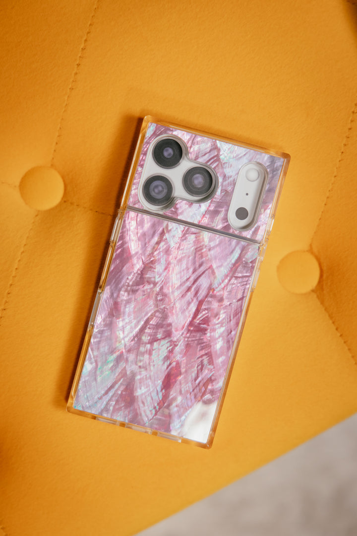Pink Mother Of Pearl Magsafe iPhone Case | iPhone 17 Pro