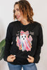 Glitter Ghost Long Sleeve Graphic Tee - FINAL SALE