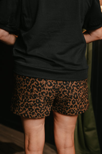 Prowl & Play Leopard Shorts